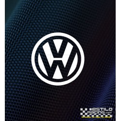 Pegatina logo Volkswagen redondo