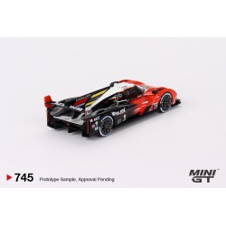 Mini GT Cadillac V-Series.R n31 Whelen Engineering Cadillac Racing - 2023 IMSA Sebring 12 Hrs Winner