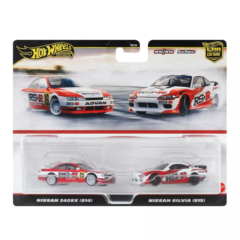 Hot Wheels Premium pack 2 - Nissan 240SX S14 + Nissan Silvia S15 Hot Wheels Premium pack 2 - Nissan 240SX S14 + Nissan Silvia S15