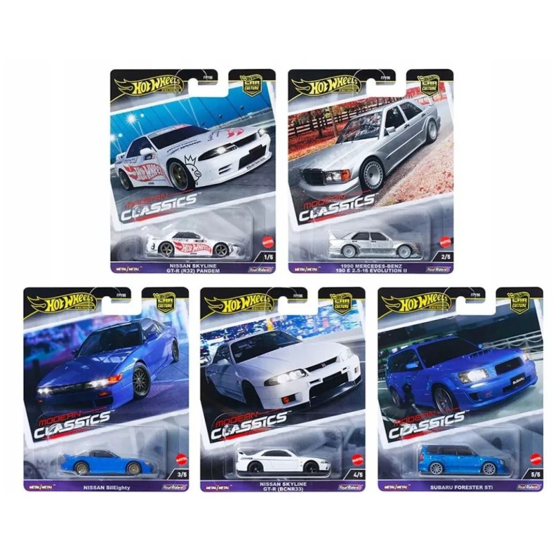 Hot Wheels premium Modern Classics - pack de 5 Hot Wheels premium Modern Classics - pack de 5