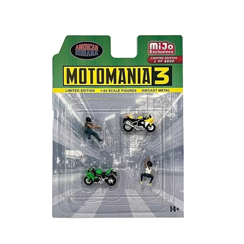 American Diorama Moto Mania 3 Mijo Figure set American Diorama Moto Mania 3 Mijo Figure set