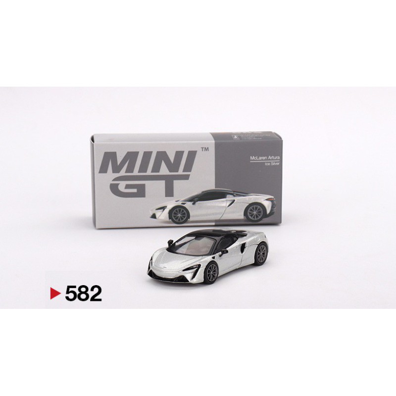 Mini GT McLaren Artura - ice silver - RHD Mini GT McLaren Artura - ice silver - RHD