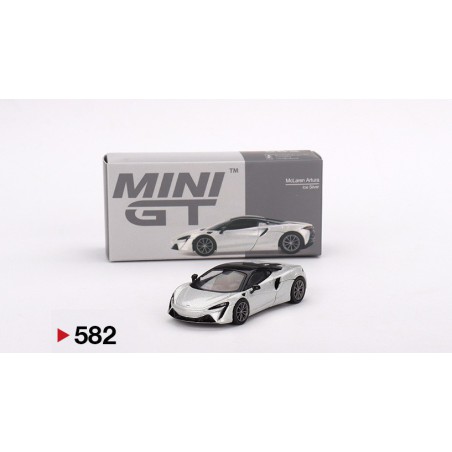 Mini GT McLaren Artura - ice silver - RHD