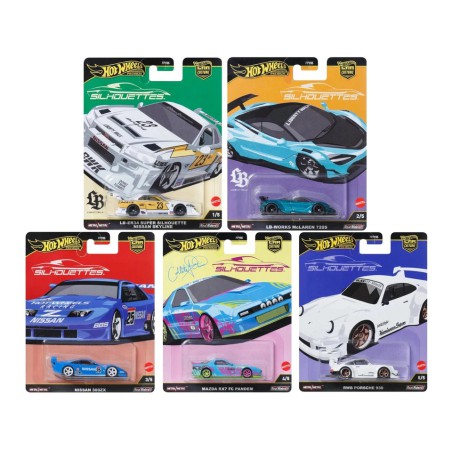 Hot Wheels premium Silhouettes - pack de 5