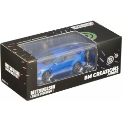 BM Creations 2007 Mitsubishi Lancer Evo X - rhd - blue