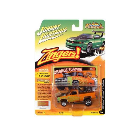 Johnny Lightning 1981 Chevrolet Silverado 10 FleetSide - Zingers