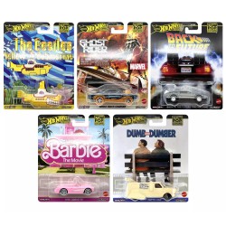 Hot Wheels premium Pop Culture - pack de 5