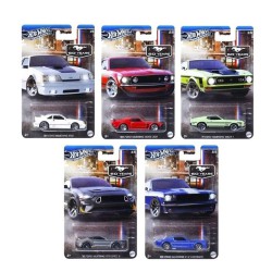 Hot Wheels pack de 5 coches serie: Ford Mustang Celebration