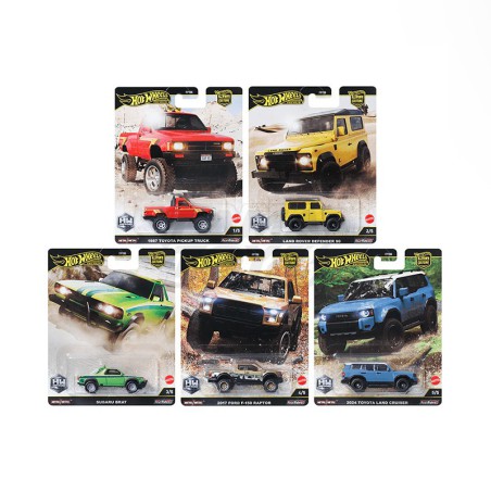 Hot Wheels premium Off Road - pack de 5