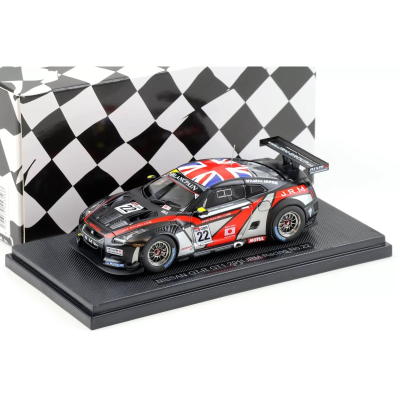 1:43 Ebbro 2011 Nissan GT-R GT1 JRM Racing N22