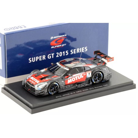 1:43 Ebbro 2015 Nissan MOTUL AUTECH GT-R Super GT500 Okayama Test N1