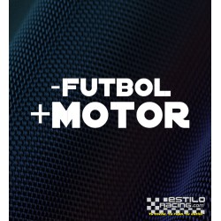 Pegatina -futbol +motor